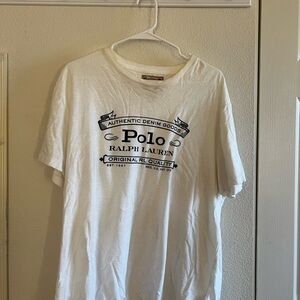 Polo by Ralph Lauren Cream Graphic Tee